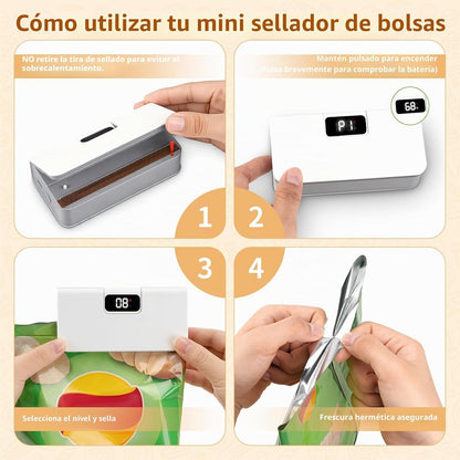 Sellador de Bolsas Recargable