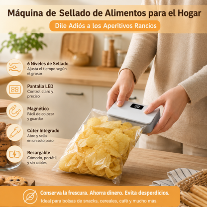 Sellador de Bolsas Recargable